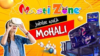 Masti Zone  Jublee Walk  360 VR  Bowling Alley  Bumper Car  Trampoline  Softplay  Mohali [upl. by Laenaj]