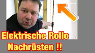 Elektrische Rollo nachrüsten Unterputz Elektroinstallation  ohne Probleme [upl. by Lokcin290]