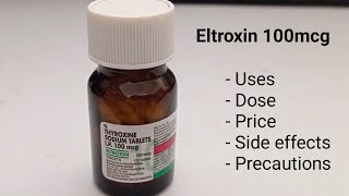 Eltroxin tablet 100mcg  thyroxin sodium tablet ip 100mcg [upl. by Nirik]