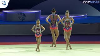 Womens group Russia  2019 Acro Europeans allaround final [upl. by Aeynod]