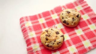 Realistic Polymer Clay Cookies Tutorial [upl. by Eirahcaz]