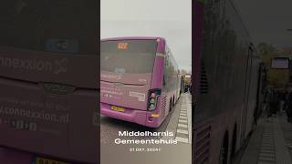 Openbaar Vervoer in Middelharnis bij de Gemeentehuis vdl citea lle xle mercedesbenz citaro [upl. by Lynett942]