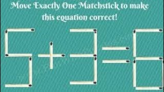 Math Sticks Puzzle game PACK 01 level 1120 gameplay matchstick Math puzzle brain test 🧠 [upl. by Yelloh]