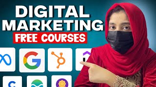 Learn DIGITAL MARKETING For FREE Free Courses with Certificates  Digital Marketing Courses 2024 [upl. by Arehahs]