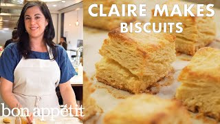 Claire Makes the Flakiest Buttermilk Biscuits  From the Test Kitchen  Bon Appétit [upl. by Esyahc]