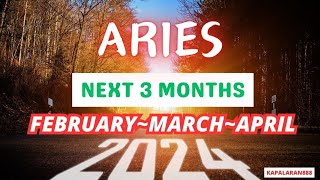 INCOMING CLARITY IHANDA ANG SARILI ♈️ ARIES Next 3 Months FEBRUARY MARCH APRIL 2024 KAPALARAN888 [upl. by Cornell]