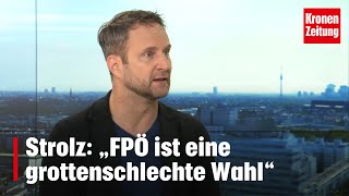 Strolz „FPÖ ist eine grottenschlechte Wahl“  kronetv NACHGEFRAGT [upl. by Jandy]