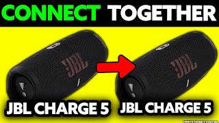 How To Connect 2 JBL Charge 5 Speakers Together 2024  Step by Step [upl. by Cressida589]