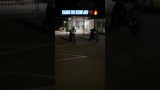 Ktm85 vs yz85 ktm85 automobile yz85 streetrace [upl. by Eidde309]