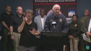 McMaster state officials provide update on Helene recovery [upl. by Nwadrebma]