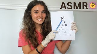 ASMR Eye exam Doctor roleplay [upl. by Annoit307]