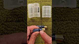 Making C amp D Batteries from AA Batteries  Using Battery Adapters shorts [upl. by Anigal]