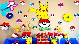 7 ideas de Pokémon para fiesta o Candy bar 🎇SUPERMANUALIDADES🎇 [upl. by Ronnholm]