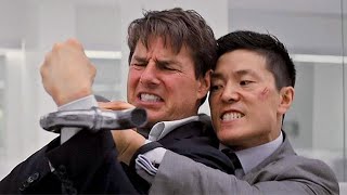 Mission Impossible 6 Fallout  Tom Cruise amp Henry Cavill Bathroom Fight Scene  Top Binge Action [upl. by Ecilahc]