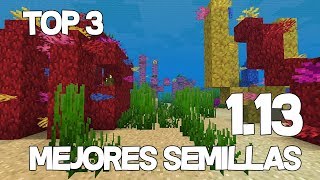 TOP 3 MEJORES SEMILLAS DE MINECRAFT 113 [upl. by Georgiana]