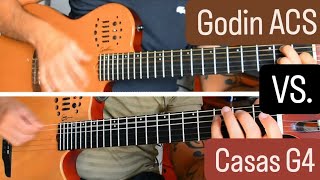 Casas G4 VS Godin ACS  Test de Sonido [upl. by Moitoso]