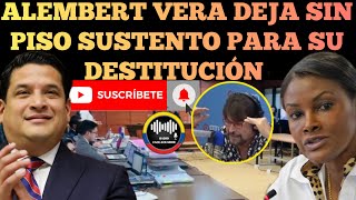 ALEMBERT VERA DEJA SIN PISO LOS MOTIVOS A LA CORTE SU DESTITUCION DEL CPCCS NOTICIAS RFE TV [upl. by Forward523]