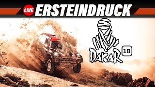 DAKAR 18 Gameplay German 1  Ersteindruck aus Peru  Dakar 2018 PC Live Lets Play Deutsch [upl. by Aenotna]