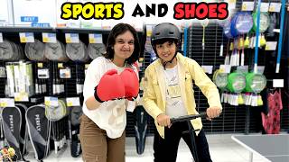 SPORTS AND SHOES  Gift shopping with family  Aayu and Pihu Show [upl. by Welles90]