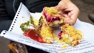 Indian Street Food  10 of the BEST Foods To Eat in Mumbai India [upl. by Arretak]