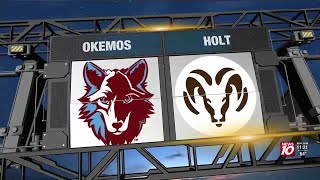 HIGHLIGHTS Holt beats Okemos 389 and Rams move to 32 [upl. by Lynn623]