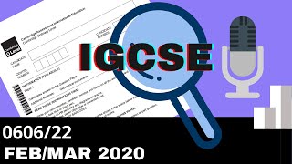 IGCSE Add Math February March 2020 Paper 22 060622 [upl. by Eileen931]