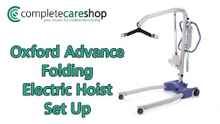 Oxford Advance Folding Electric Hoist  How to SetUp amp Store [upl. by Shea]