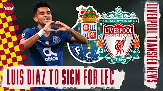 Luis Diaz To Sign For Liverpool For £375m  LFC Breaking News LIVE [upl. by Ahsenaj652]