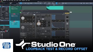 PreSonus Studio One Tutorials Ep 4 Loopback Test and Record Offset [upl. by Wynn69]