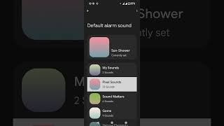 How to set alarm ringtone in Pixel Phone on Android device android howto googlephone pixelphone [upl. by Annodam]