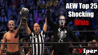 AEW Top 25 Loudest Crowd Reaction Wins [upl. by Bibbie]