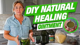 Throw away your Antibiotic Ointment Make your own EASY Herbal Salve [upl. by Bethezel449]