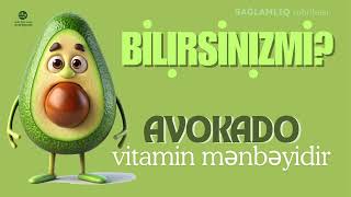 AVOKADO  VİTAMİN MƏNBƏYİDİR allah health [upl. by Glynn210]