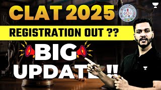 CLAT 2025 Registration out  CLAT Registration Form 2025  CLAT 2025 Latest News [upl. by Lebatsirhc3]