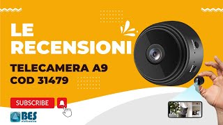 MINI TELECAMERA NASCOSTA WIFI spia Aobo A9 HWDVCam CAMERA VISIONE NOTTURNA PORTATILE RICARICABILE [upl. by Biagi]