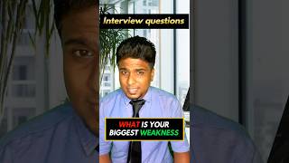 How to Answer “What’s Your Biggest Weakness” in a job interview [upl. by Anegal]