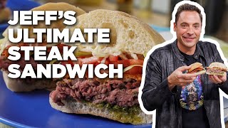 Jeff Mauros Ultimate Steak Sandwich  The Kitchen  Food Network [upl. by Llemej]