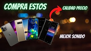 Los CELULARES Con MEJOR SonidoAudio CALIDAD PRECIO 2023 🔊 [upl. by Selie]