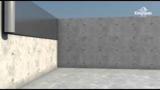 Kingspan AIRCELL Installation Video  Concrete Wall [upl. by Dewar682]