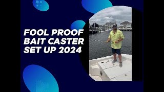 BAITCASTER FOR BEGGINERS fool proof setup [upl. by Nitram]