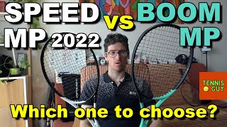 HEAD SPEED MP 2022 vs HEAD BOOM MP  Tennis Racket Comparison [upl. by Chil568]