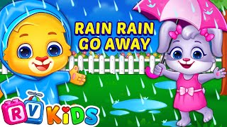 Rain Rain Go Away Nursery Rhymes amp Kids Songs By RV AppStudios [upl. by Nylleoj473]