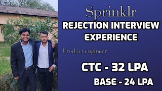 Sprinklr Interview Experience  Rejection in Last Round  Chit Chat Mistakes Ep 1 [upl. by Becca]