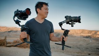 DJI RS2 amp RSC2  First Look At The New Handheld Stabilizer Gimbals [upl. by Dott]