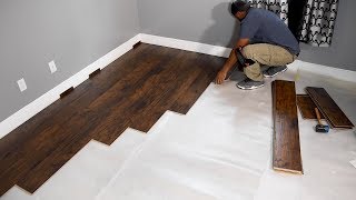 How to Install Laminate Flooring for beginners [upl. by Lorrayne487]