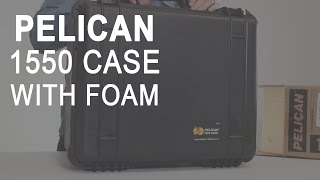 Pelican 1550 Case with Foam Black [upl. by Nnairb603]