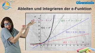 eFunktion ableiten und integrieren  StrandMathe  Oberstufe ★ Übung 3 [upl. by Lucilia]