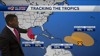 NHC monitoring 3 areas of interest as peak of hurricane season approaches [upl. by Pudens]