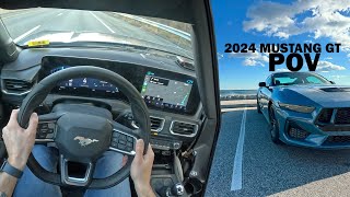 2024 Mustang GT break in  POV w Go Pro Hero 12 Black [upl. by Genny]