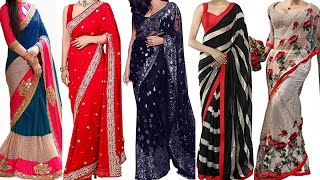 न्यू साड़ी कलेक्सन  New saree collection  nai design ki sadi  saree design  sadi ki design [upl. by Akenahs624]